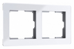 Рамка на 2 поста Werkel Acrylic (белый) W0022701