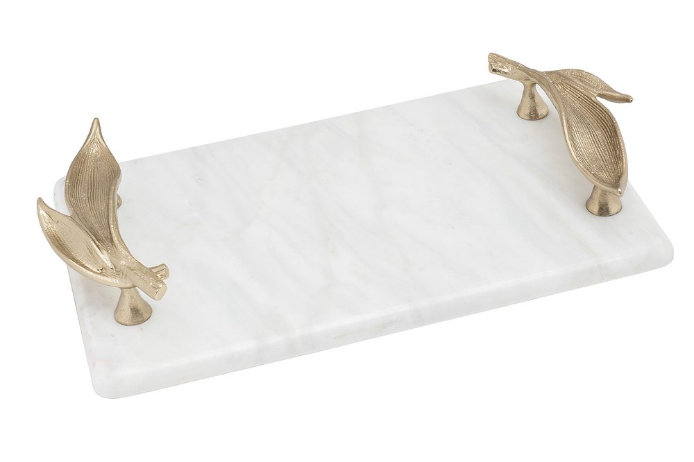 Поднос декоративный 46.5x27x7см Garda Decor Flora