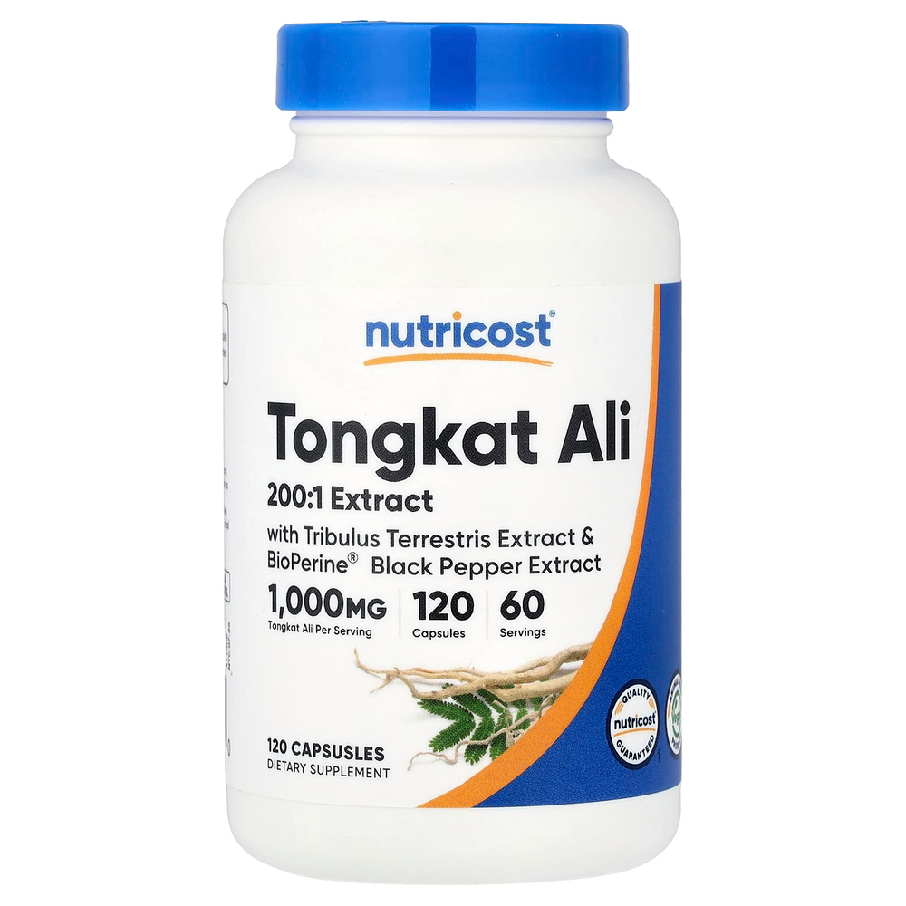 Nutricost, Тонгкат али, 120 капсул
