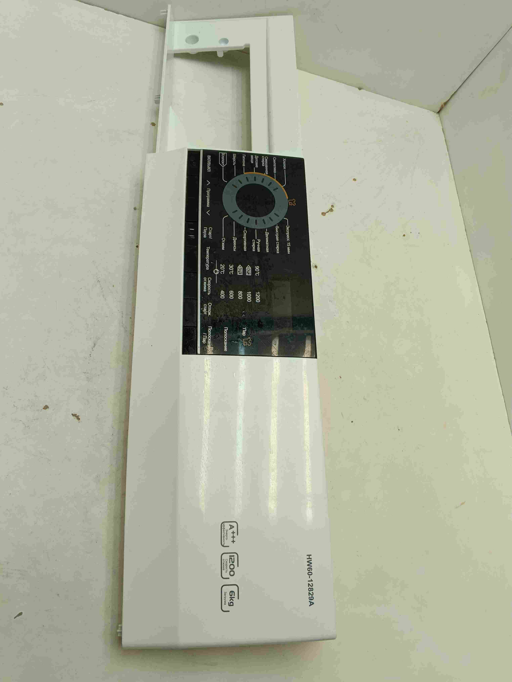 HW60-12829A кт225 Панель лицевая для стиральной машины Haier HW60-12829A б/у