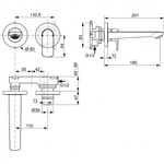 Смеситель Ideal Standard  CONNECT AIR A7029AA для умывальника