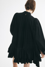 Ярусное платье с рукавами-баллонами - H&M