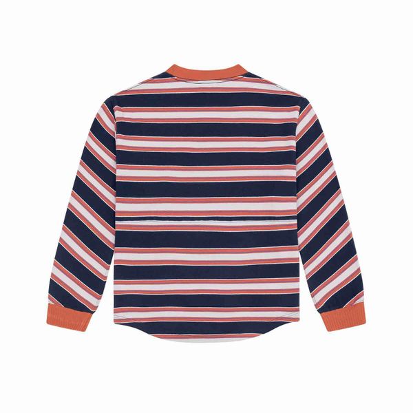 Лонгслив Stripe темно-синий - фото 2