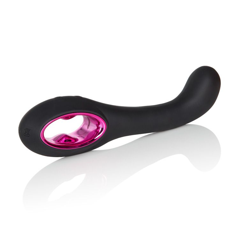 Чёрный стимулятор G-точки Coco licious Rechargeable Wand - 21,5 см. (Цвет: черный)