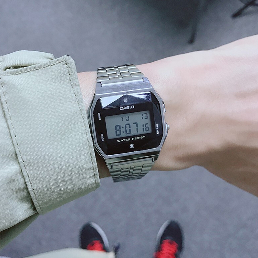 CASIO Women"s Standard Series Black Watch A159WAD-1