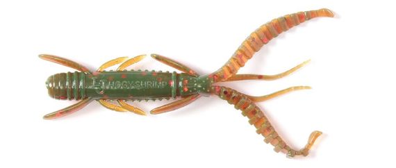 Виброхвосты съедобные LJ Pro Series HOGY SHRIMP 3.0in (7,6 см), цв. 085, 10 шт.