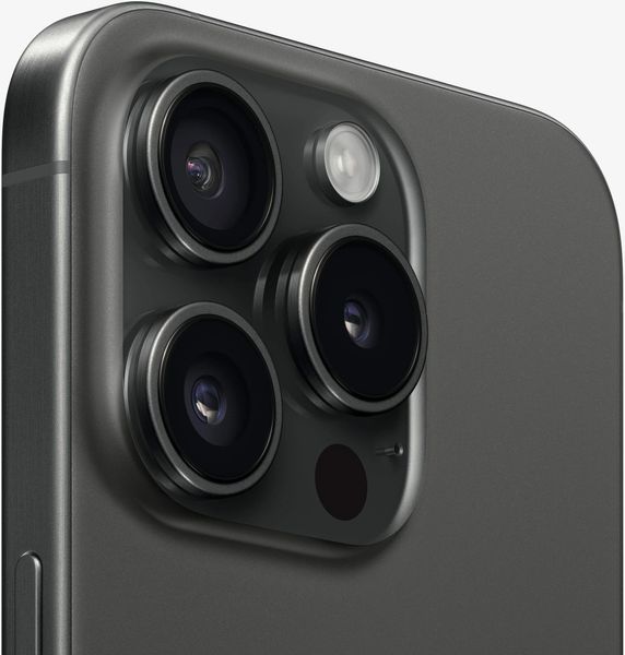 Смартфон Apple iPhone 15 Pro 128 ГБ (nano-SIM и eSIM), Черный титан | Black Titanium