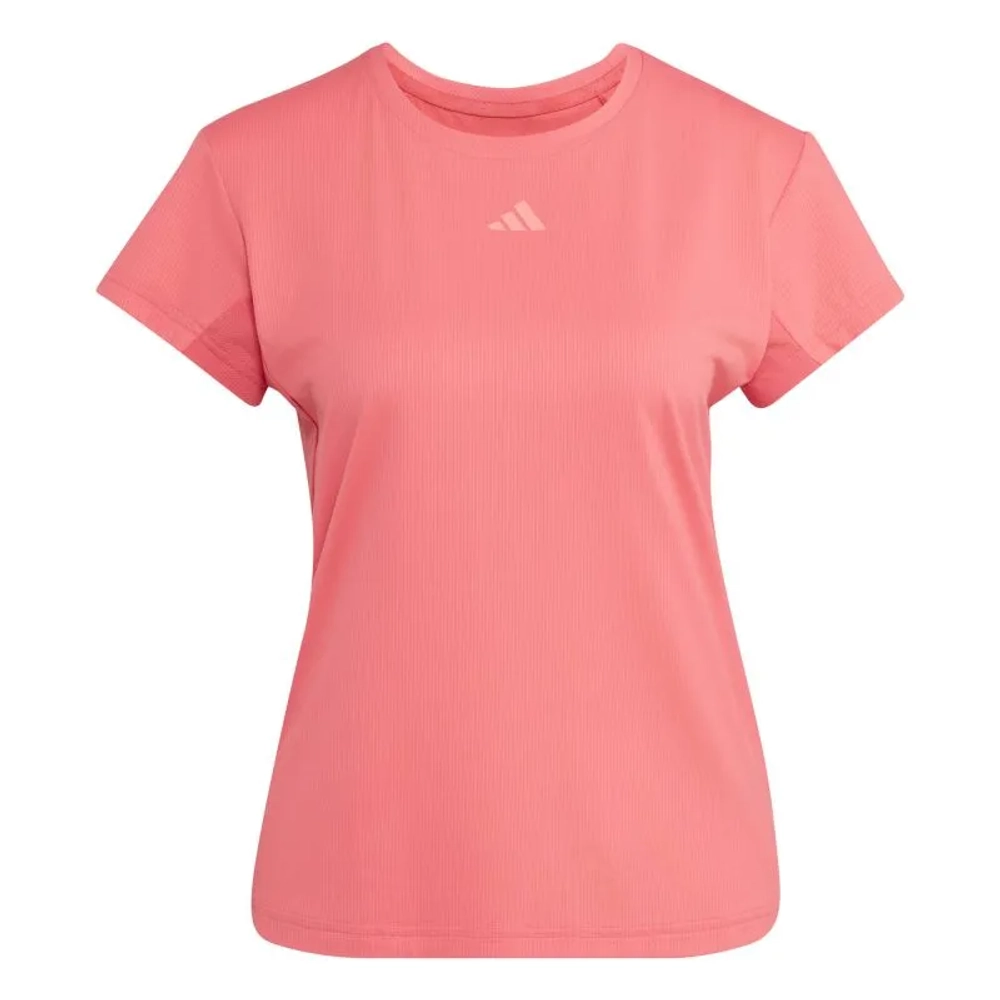 Женская теннисная футболка Adidas Tennis Climacool Freelift - pure turbo