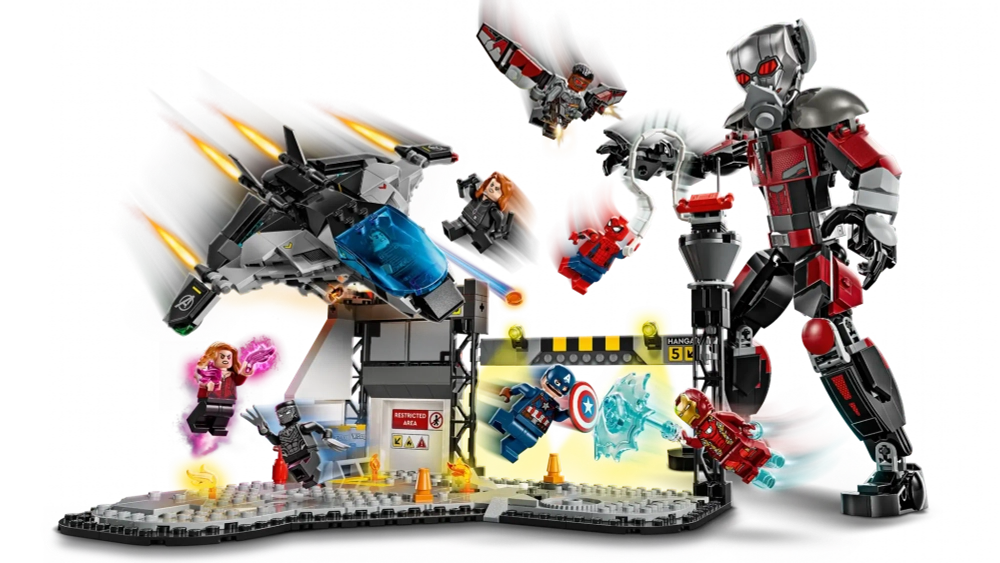 Конструктор LEGO Marvel 76314 Капитан Америка: боевик Гражданской войны