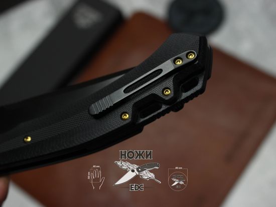 Нож складной НОКС Нукер AUS-8 Black 347-780406