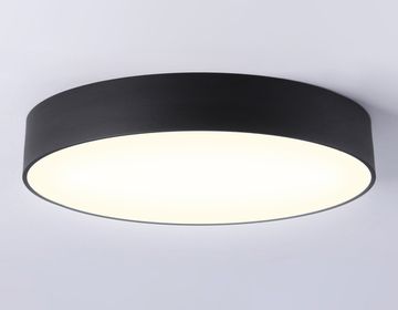 Потолочный светодиодный светильник 60W 4200K FV5534 BK чёрный Air Alum Ambrella