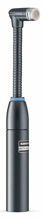 SHURE BETA 98AMP/C миниатюрный кардиоидный конденсаторный микрофон для музыкальных инструментов с предусилителем A75M