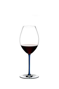 Бокал для красного вина 650мл Riedel Fatto a Mano Old World Syrah с синей ножкой