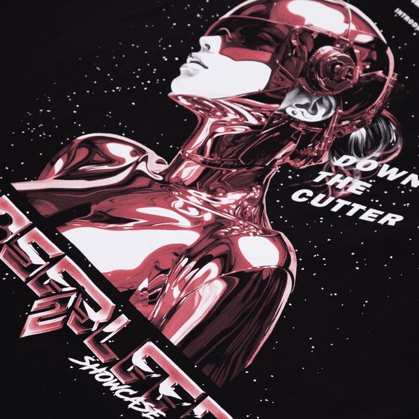 Футболка Down the Cutter черная - фото 8
