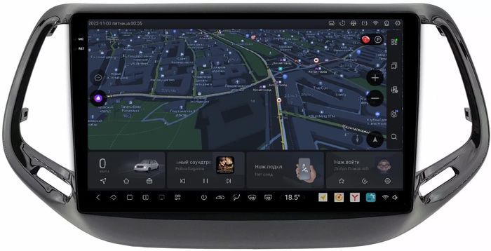 Магнитола для Jeep Compass 2016+ - Kuberg DUDU7 OL-1255 QLed+2K, Android 13, Быстрейшая, UIS7870 (DUDU7), CarPlay, SIM-слот