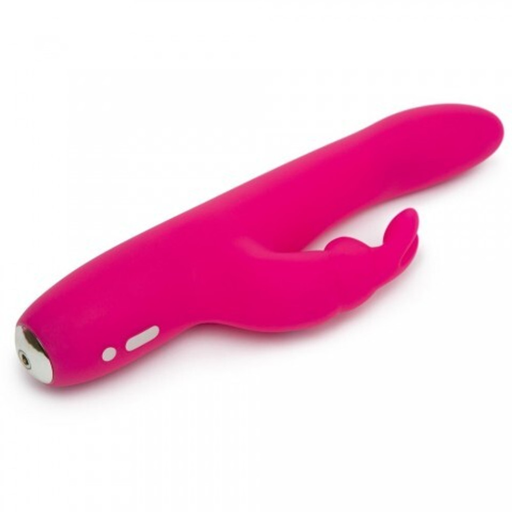 Вибратор Happy Rabbit Slimline Curve розовый