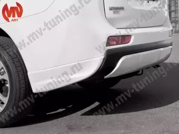 Клыки заднего бампера Broomer Design  для Mitsubishi Outlander