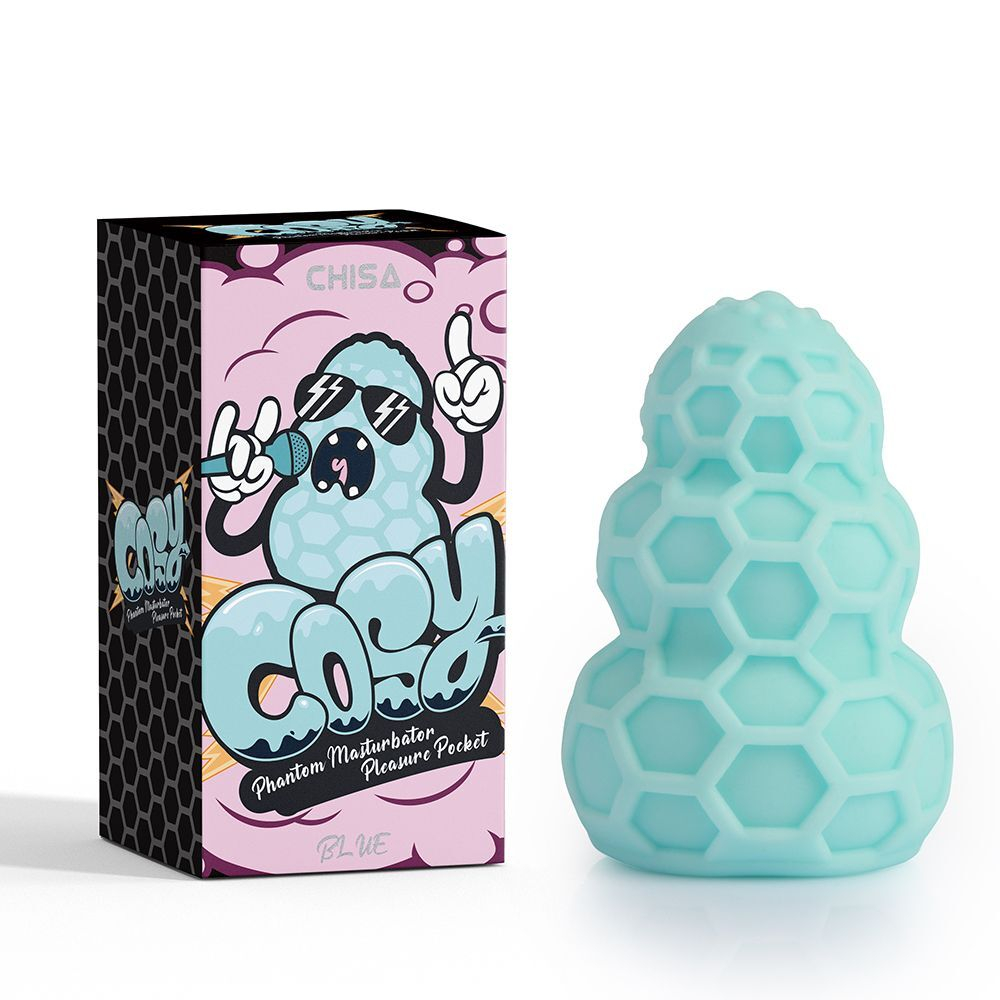 Аквамариновый мастурбатор Phantom Masturbator Pleasure Pocket (Цвет: аквамариновый)