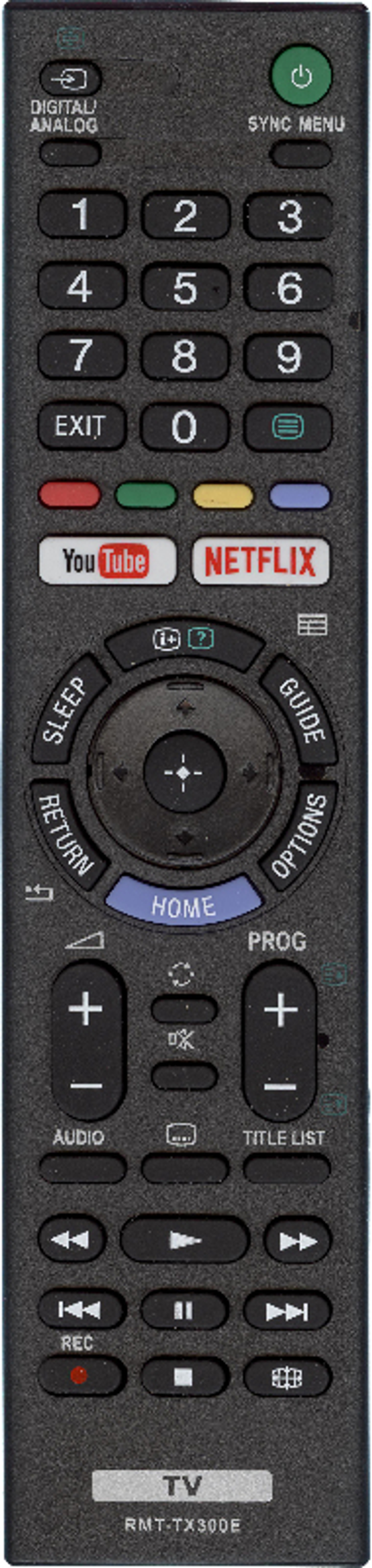 Пульт для Sony RMT-TX300E NETFLIX
