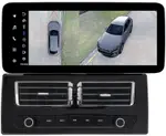 Магнитола для BMW X5 E53 2000-2006, 5 E39 (все комплектации) - Teyes LUX ONE 360 (рамка с кнопками и крутилками) - монитор 12.3" 2K QLED на Android 10, Быстрая, CarPlay, 4G SIM-слот, 4 камеры в комплекте