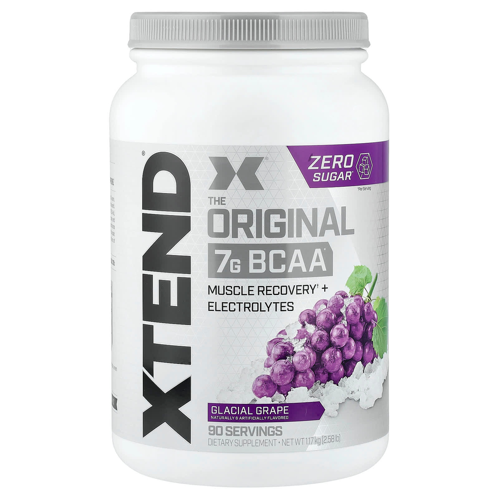 XTEND, 7 г BCAA, со вкусом холодного винограда, 1,17 кг (2,58 фунта)