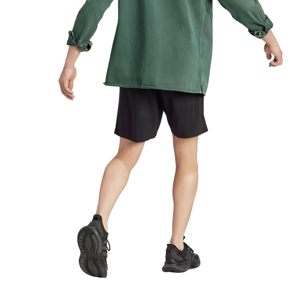 Мужские теннисные шорты adidas Essentials AEROREADY Single Jersey Linear Logo Shorts Men - Black, White