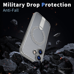 Прозрачный чехол Mesh Pro Magnetic Case для iPhone 17