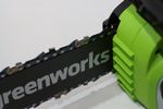 Аккумуляторная цепная пила Greenworks G24CS25K4,2007707UB, 24v, 25см, c АКБ 4 А·ч и ЗУ