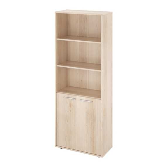 Шкаф 3 отрк. Полки 700х338х1845 (КЦ14+КЦ17*2) КЦ26 Канцлер