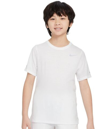 Детская теннисная футболка Nike Kids Miler Dri-Fit - white