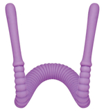 Фиолетовый гибкий фаллоимитатор Intimate Spreader для G-стимуляции (Цвет: фиолетовый)