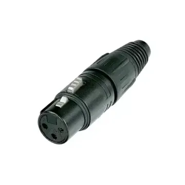 Neutrik NC3FX-BAG кабельный разъем XLR female черненый корпус