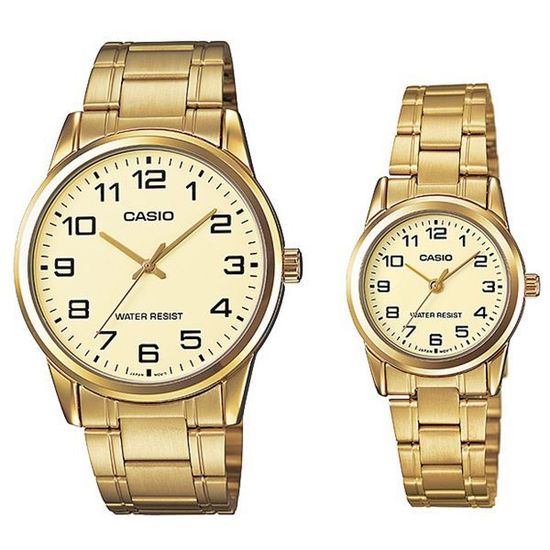 Парные часы Casio Standard: MTP-V001G-9BUDF и LTP-V001G-9BUDF