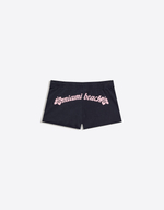 Женские шорты из мягкой ткани с вышивкой - BERSHKA