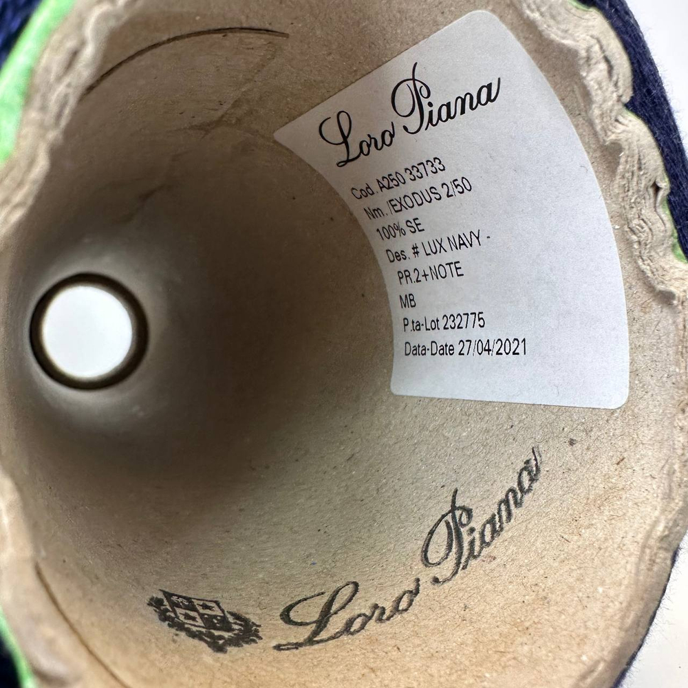 EXODUS - Loro Piana; 100% шелк; 2500м/100гр; col. Lux Navy, цвет: темно-синий