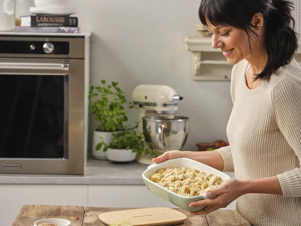 KitchenAid Керамическое блюдо 33x19,5x7,5 см + фисташковая крышка EAN 4894871028746