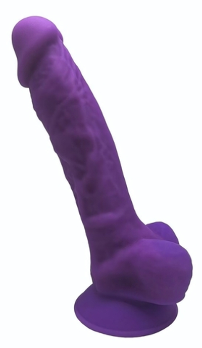 Фиолетовый фаллоимитатор SILEXD Model 1 7’’ - 17,6 см. (Цвет: фиолетовый)