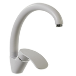 Смеситель для кухни 35к MIXLINE  МЛ-ГС02 (ML-GS02) (331) белый высок. излив