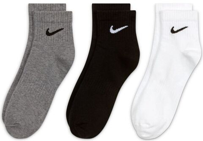 Теннисные носки Nike Everyday Lightweight Ankle 3P - black/grey/white