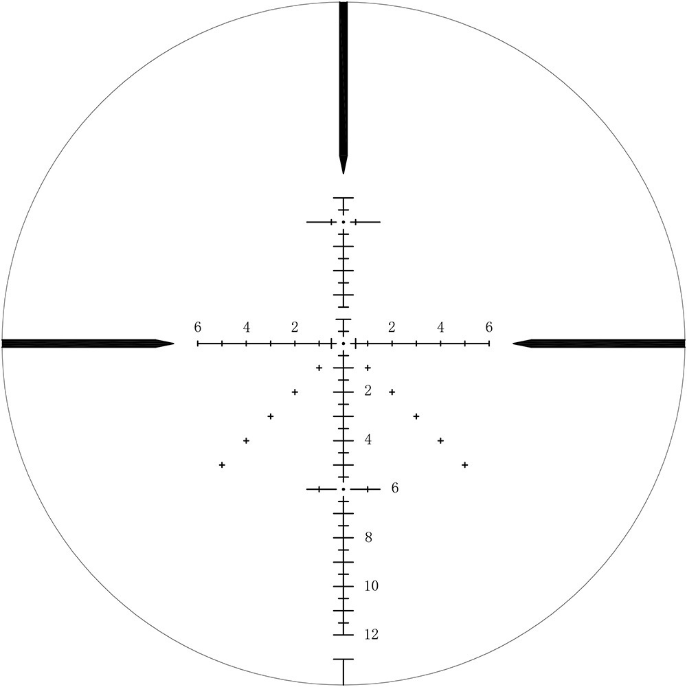 Оптический прицел KECK Optics BREEZE 3-12x44FFP Tube 30мм