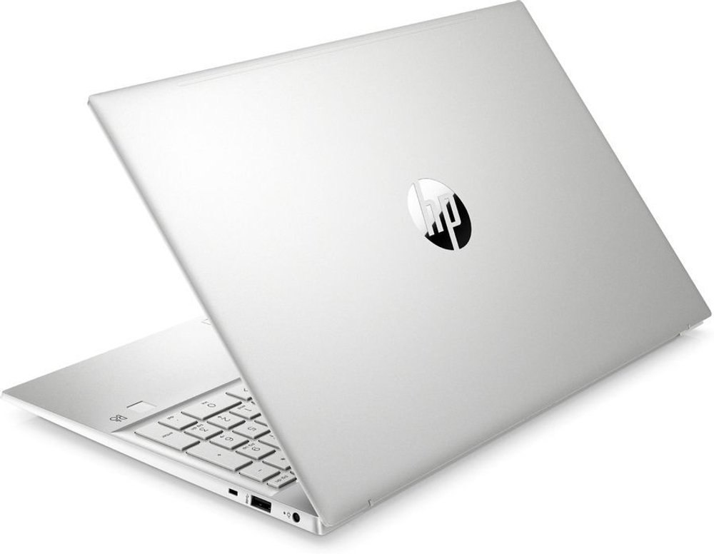 Ноутбук HP Pavilion 15-eg0035ur (2P1N9EA) Core i5 1135G7 8Gb SSD256Gb Intel Iris Xe graphics 15.6" IPS FHD (1920x1080) WiFi BT Cam Free DOS 3.0 silver