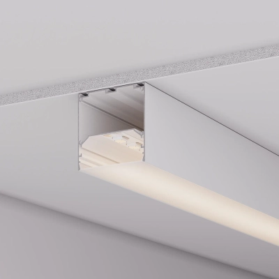 Профиль LINE-M-7575-2500 WHITE (Arlight, Алюминий)