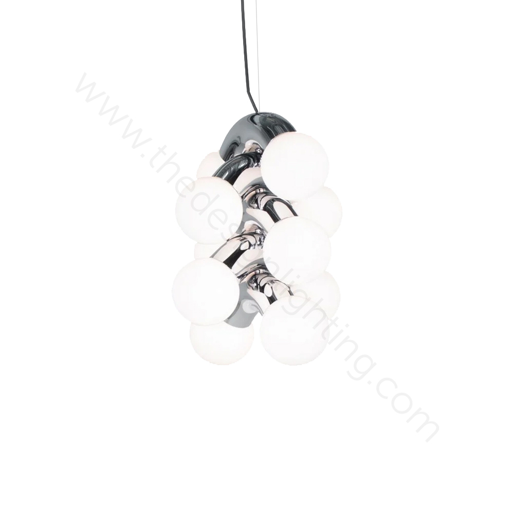 Pendant design lamp  VINE 5 by ANDlight (Silver)