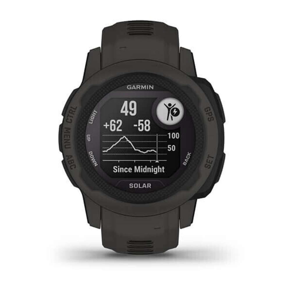 Умные часы Garmin Instinct 2S Solar Black
