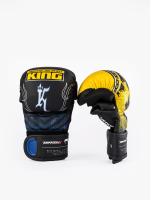 Перчатки ММА Venum x Tekken 8 King Black/Yellow