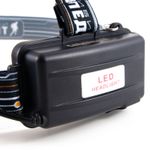 Фонарь налобный "СИБИРСКИЙ СЛЕДОПЫТ-Стильб", 1 LED + 4 COB, zoom, аккум.2x2200mAh/60/