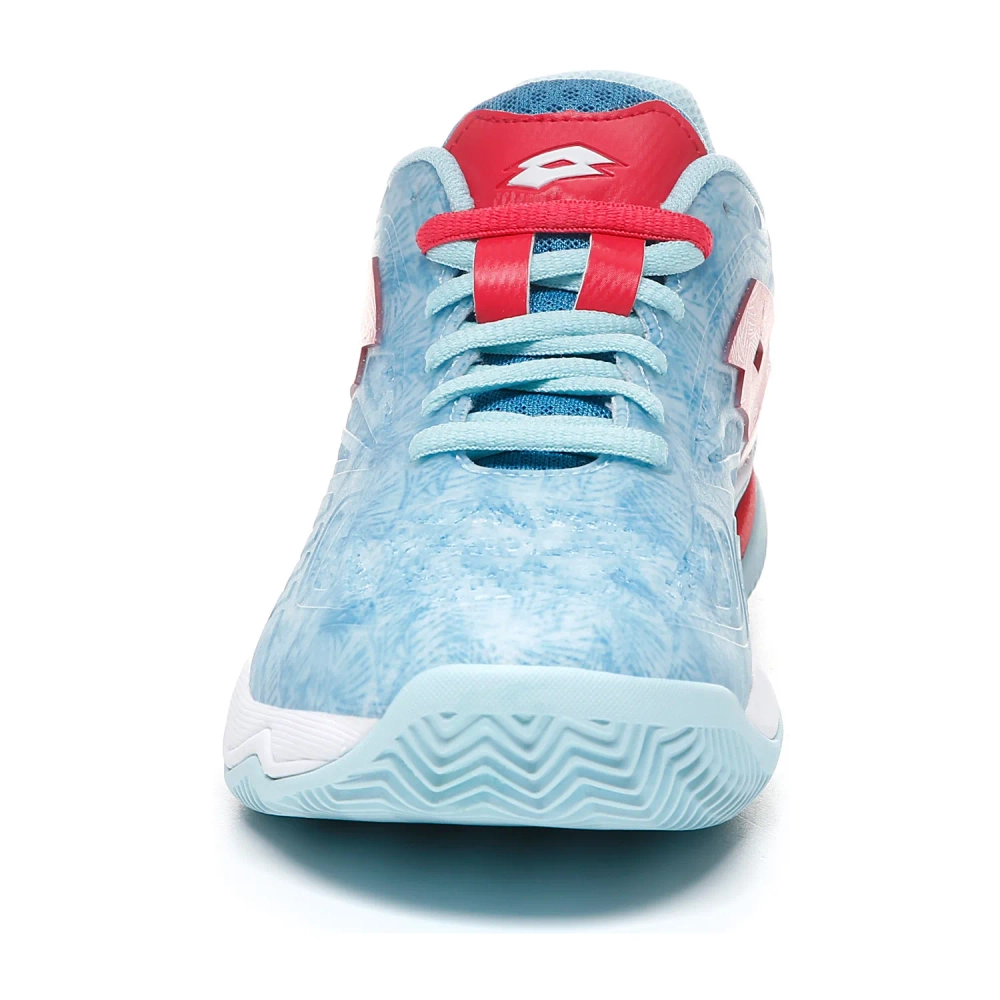 Женские кроссовки для padel Lotto Superrapida 200 PRT W - clear water/calypso pink/mosaic blue
