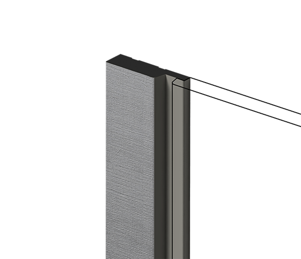 Финишный молдинг декорированный HiWood, 270x4,2 см