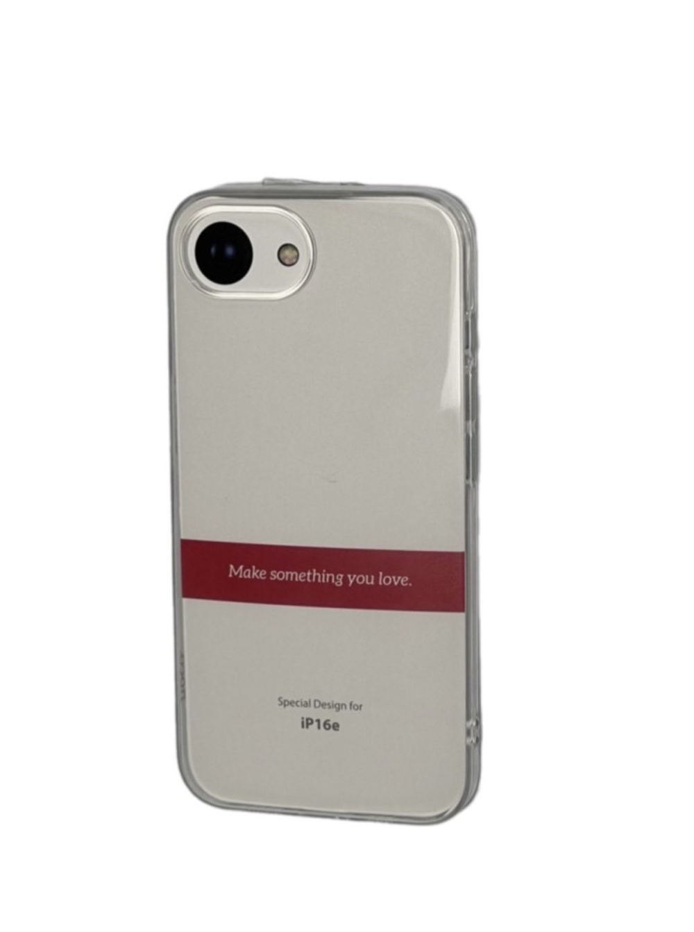 Накладка для i-Phone 16e Hoco Light силикон прозрачный