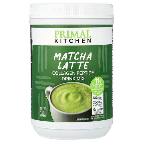 Primal Kitchen, смесь для приготовления напитка с пептидами коллагена, матча латте, 264 г (9,3 унции)